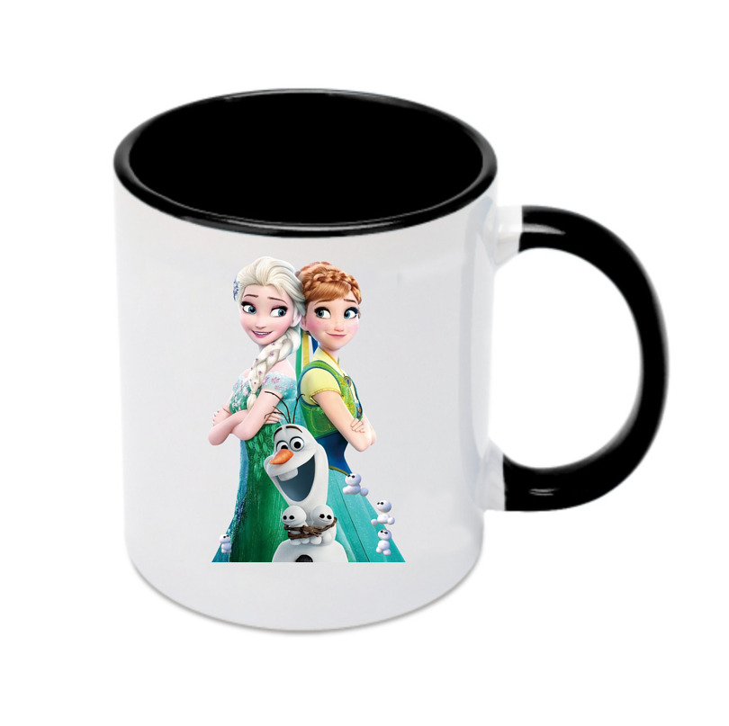 （画像用） アナと雪の女王 アンナ エルサ Frozen Anna Elsa カラーマグカップ