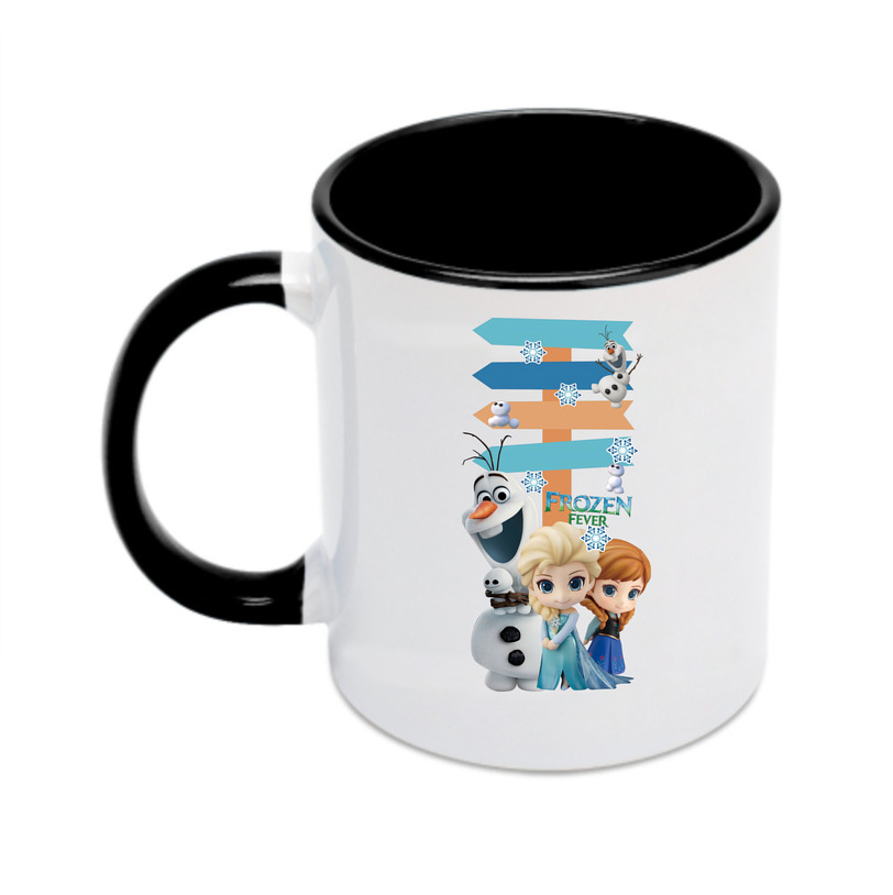 （画像用） アナと雪の女王 アンナ エルサ Frozen Anna Elsa カラーマグカップ