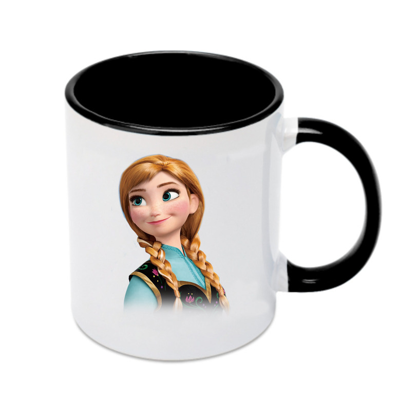 （画像用） アナと雪の女王 アンナ エルサ Frozen Anna Elsa カラーマグカップ