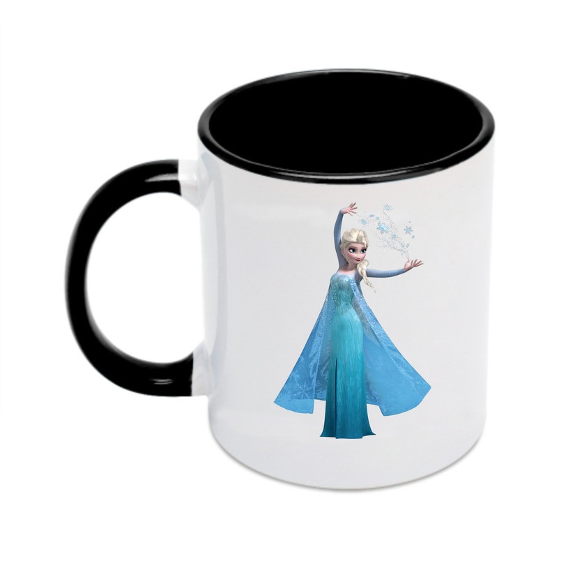 （画像用） アナと雪の女王 アンナ エルサ Frozen Anna Elsa カラーマグカップ