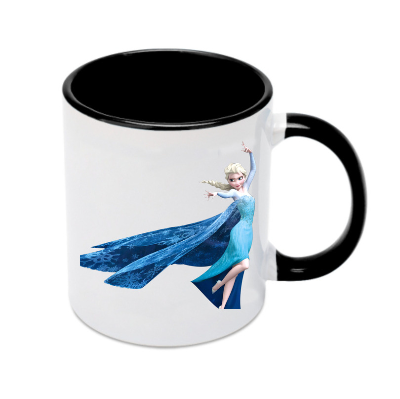 （画像用） アナと雪の女王 アンナ エルサ Frozen Anna Elsa カラーマグカップ