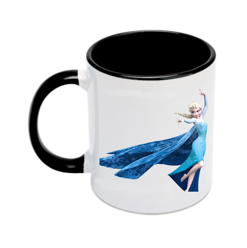 （画像用） アナと雪の女王 アンナ エルサ Frozen Anna Elsa カラーマグカップ