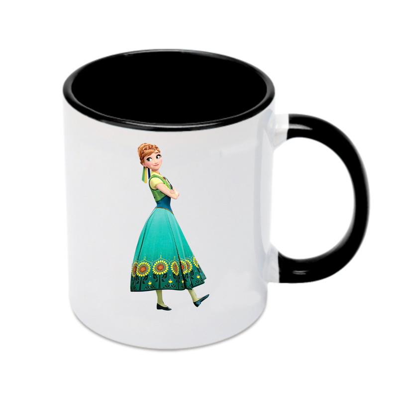 （画像用） アナと雪の女王 アンナ エルサ Frozen Anna Elsa カラーマグカップ