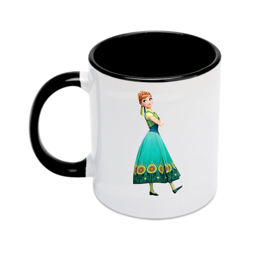 （画像用） アナと雪の女王 アンナ エルサ Frozen Anna Elsa カラーマグカップ