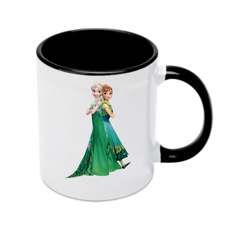 （画像用） アナと雪の女王 アンナ エルサ Frozen Anna Elsa カラーマグカップ