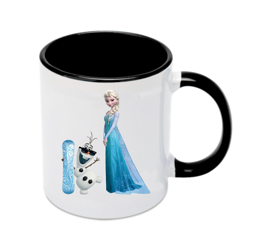 （画像用） アナと雪の女王 アンナ エルサ Frozen Anna Elsa カラーマグカップ