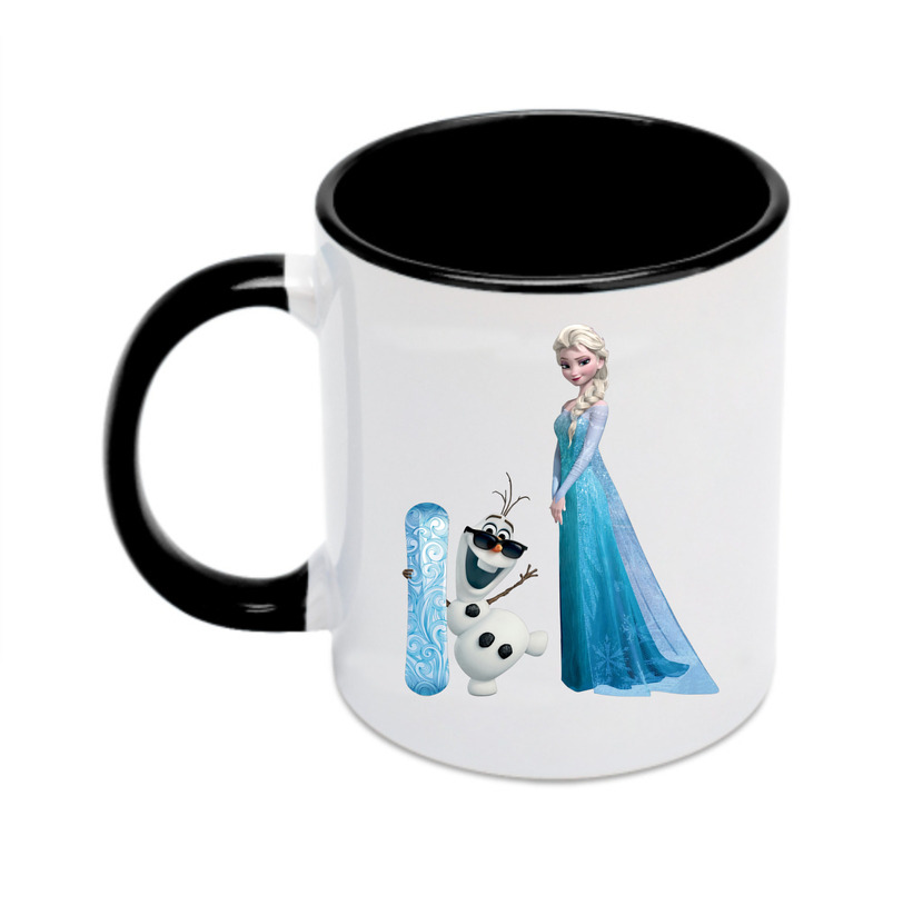（画像用） アナと雪の女王 アンナ エルサ Frozen Anna Elsa カラーマグカップ