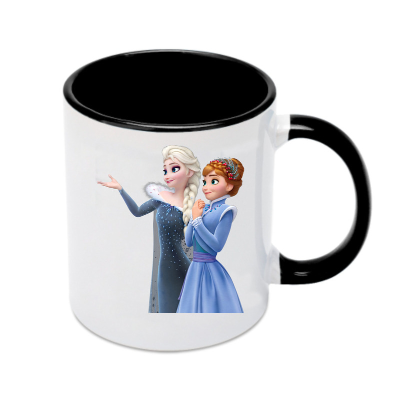 （画像用） アナと雪の女王 アンナ エルサ Frozen Anna Elsa カラーマグカップ