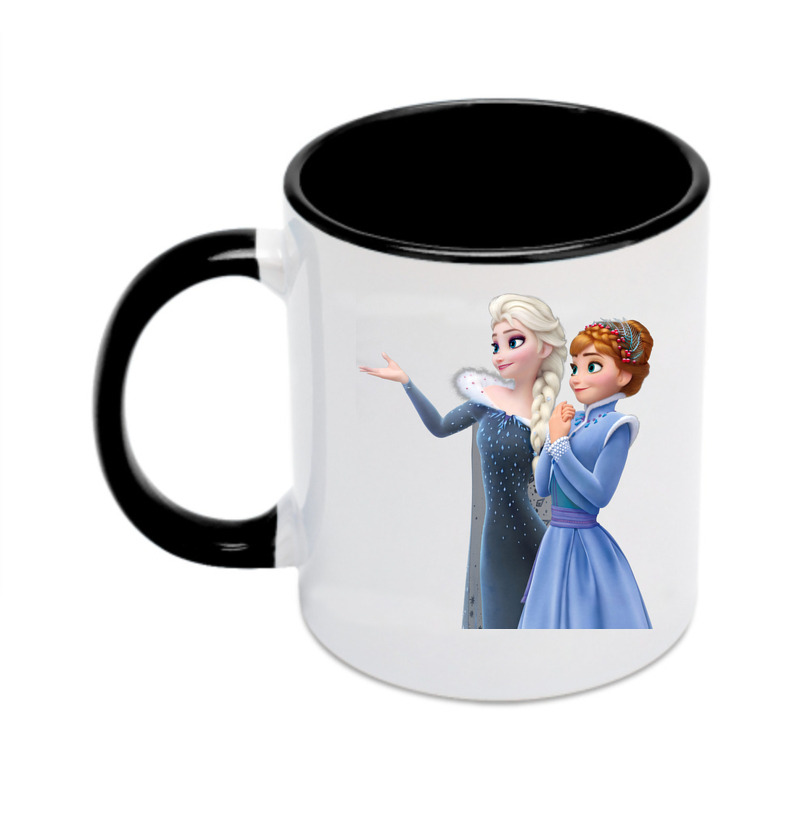 （画像用） アナと雪の女王 アンナ エルサ Frozen Anna Elsa カラーマグカップ