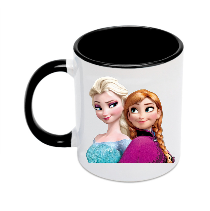 （画像用） アナと雪の女王 アンナ エルサ Frozen Anna Elsa カラーマグカップ