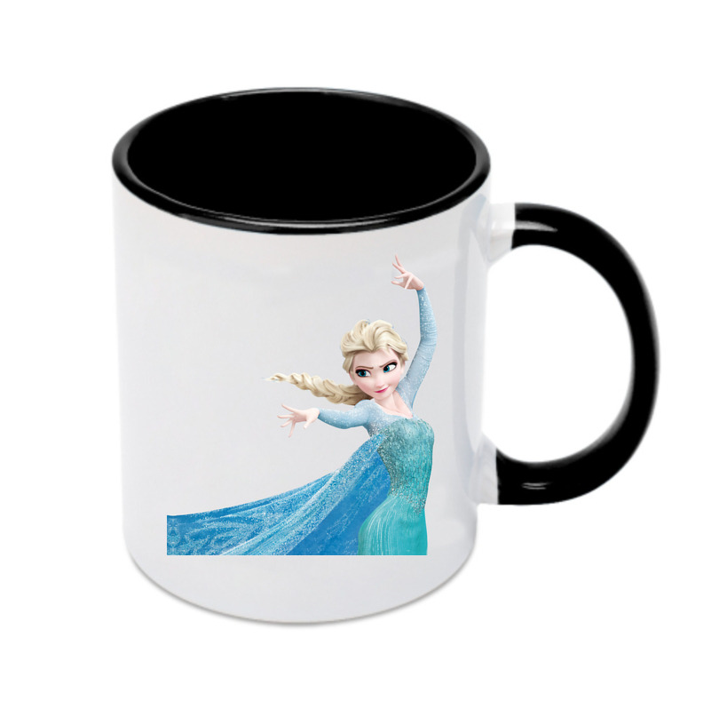 （画像用） アナと雪の女王 アンナ エルサ Frozen Anna Elsa カラーマグカップ