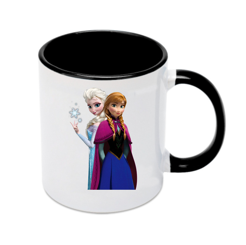 （画像用） アナと雪の女王 アンナ エルサ Frozen Anna Elsa カラーマグカップ