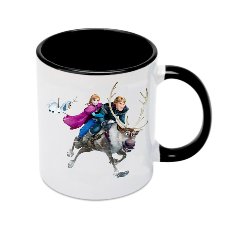 （画像用） アナと雪の女王 アンナ エルサ Frozen Anna Elsa カラーマグカップ