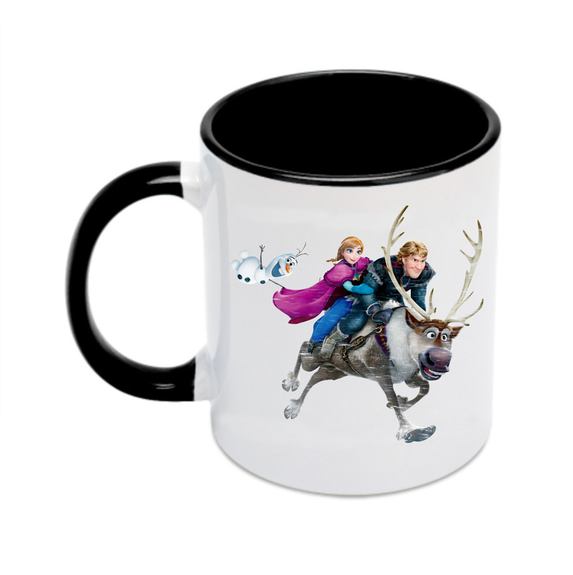 （画像用） アナと雪の女王 アンナ エルサ Frozen Anna Elsa カラーマグカップ