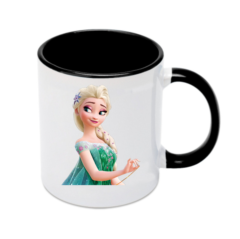 （画像用） アナと雪の女王 アンナ エルサ Frozen Anna Elsa カラーマグカップ