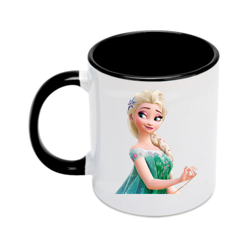 （画像用） アナと雪の女王 アンナ エルサ Frozen Anna Elsa カラーマグカップ