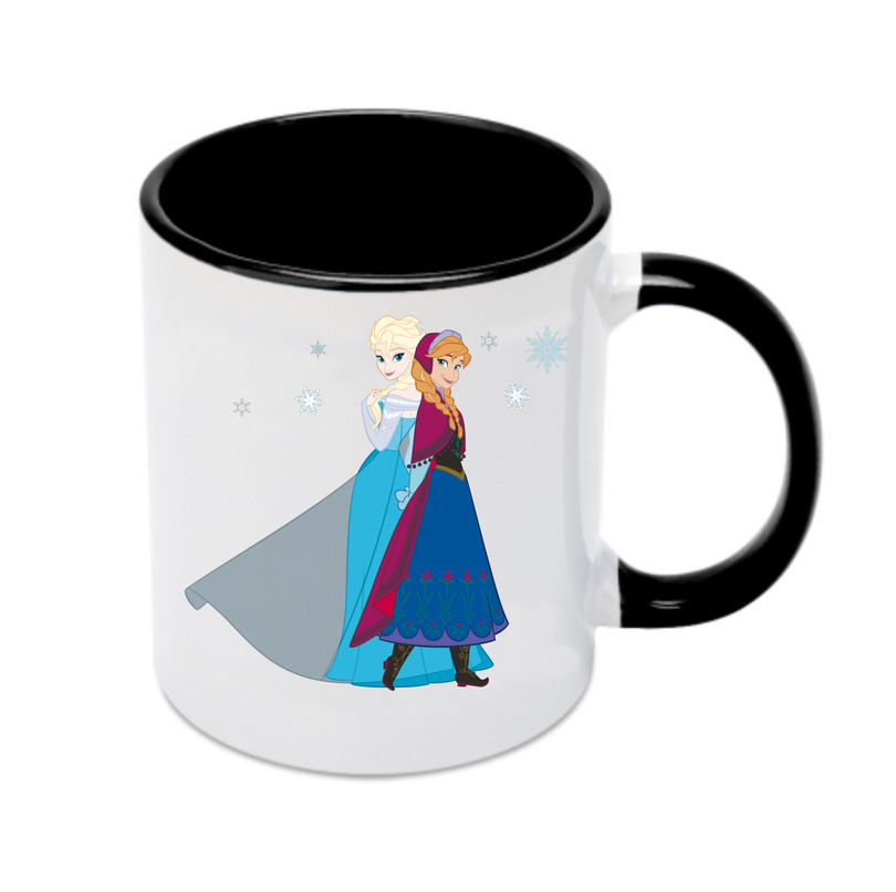（画像用） アナと雪の女王 アンナ エルサ Frozen Anna Elsa カラーマグカップ