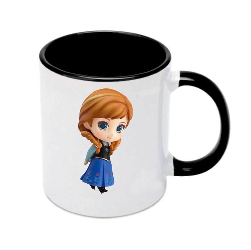（画像用） アナと雪の女王 アンナ エルサ Frozen Anna Elsa カラーマグカップ