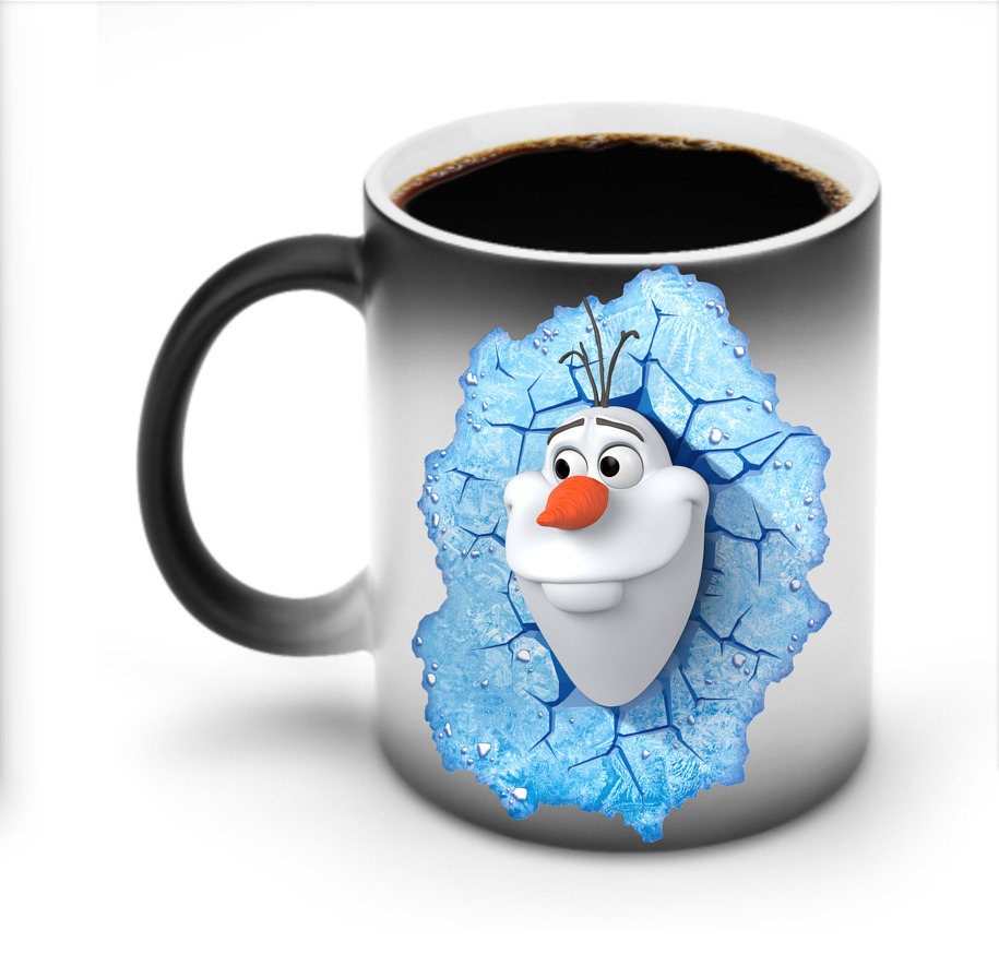 （画像用） アナと雪の女王 アンナ エルサ Frozen Anna Elsa 温度変色マグカップ