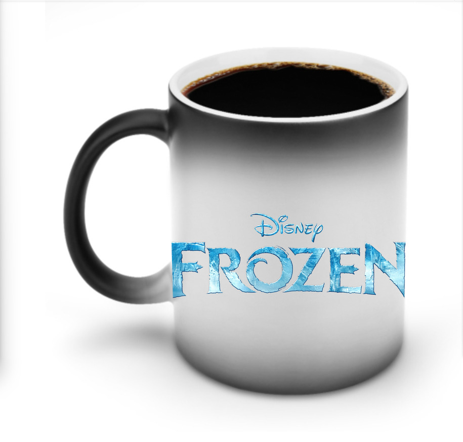 （画像用） アナと雪の女王 アンナ エルサ Frozen Anna Elsa 温度変色マグカップ