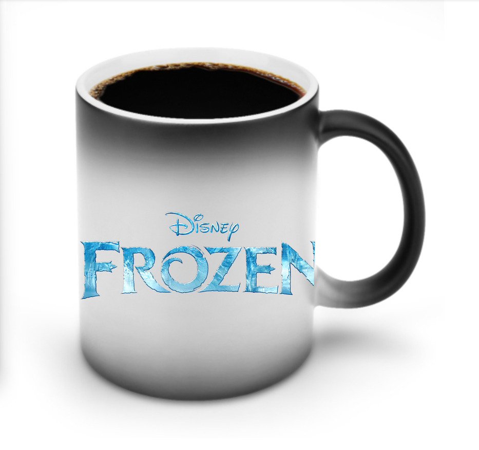 （画像用） アナと雪の女王 アンナ エルサ Frozen Anna Elsa 温度変色マグカップ