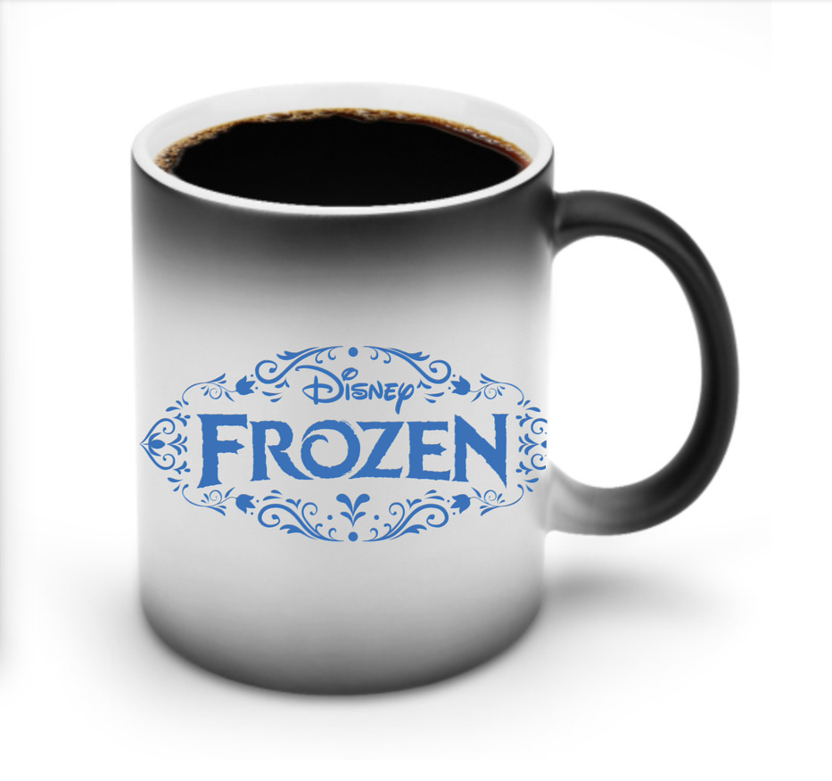 （画像用） アナと雪の女王 アンナ エルサ Frozen Anna Elsa 温度変色マグカップ