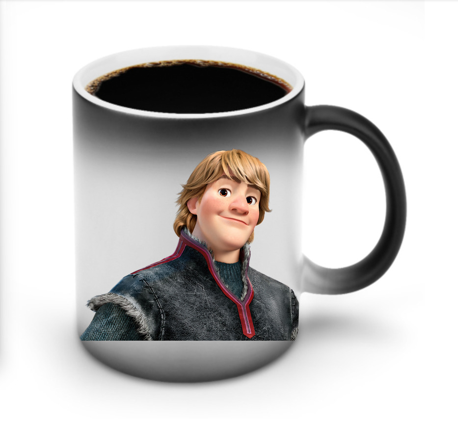 （画像用） アナと雪の女王 アンナ エルサ Frozen Anna Elsa 温度変色マグカップ