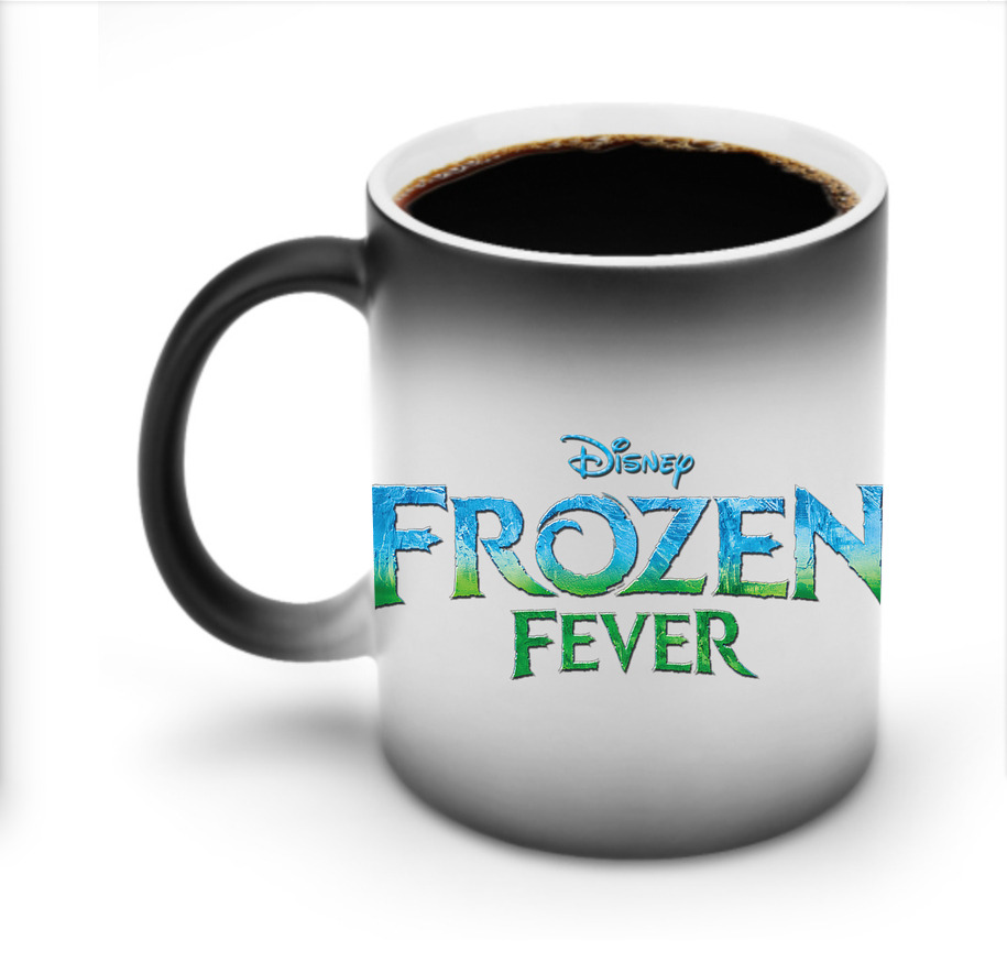 （画像用） アナと雪の女王 アンナ エルサ Frozen Anna Elsa 温度変色マグカップ