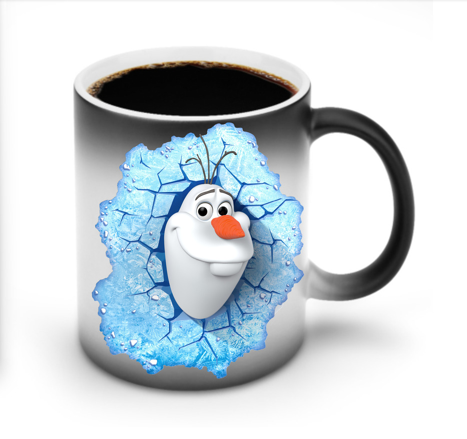 （画像用） アナと雪の女王 アンナ エルサ Frozen Anna Elsa 温度変色マグカップ