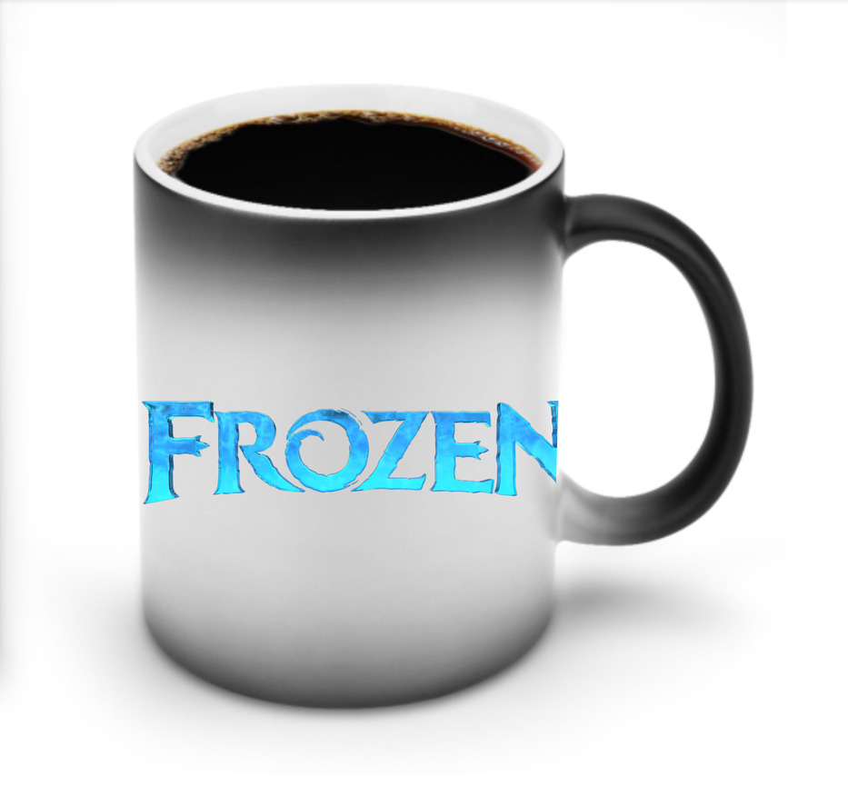 （画像用） アナと雪の女王 アンナ エルサ Frozen Anna Elsa 温度変色マグカップ