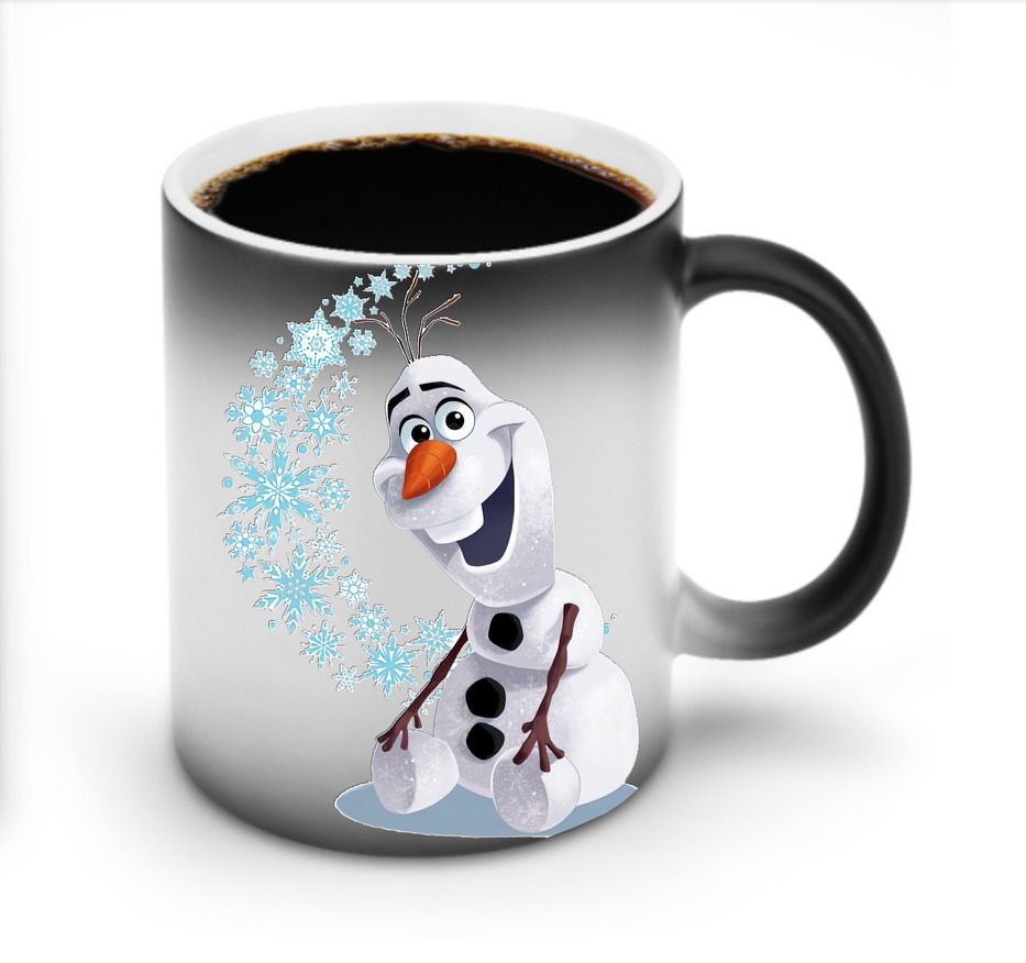（画像用） アナと雪の女王 アンナ エルサ Frozen Anna Elsa 温度変色マグカップ