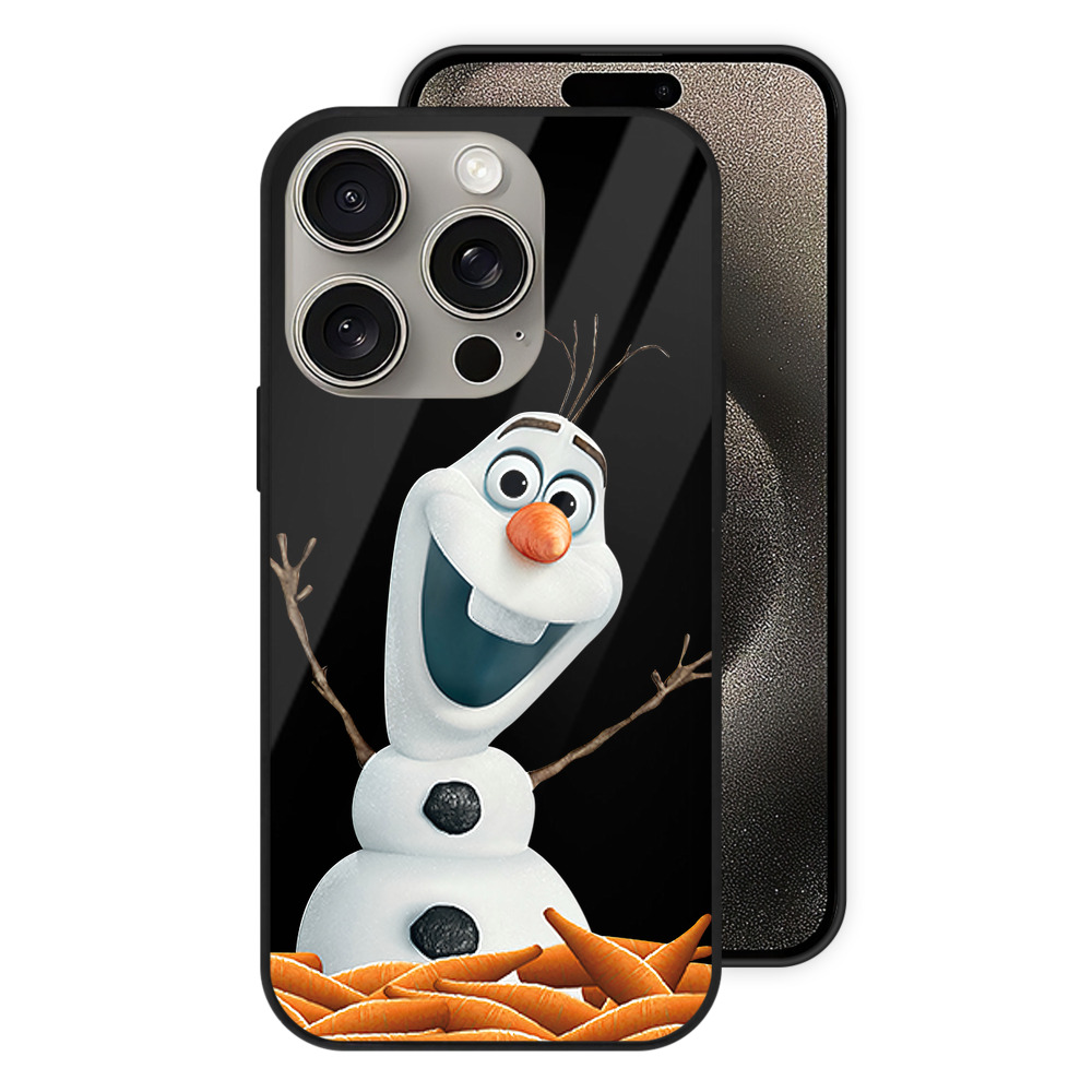 （画像用） アナと雪の女王 アンナ エルサ Frozen Anna Elsa 【iPhone15Pro対応】スマホケース 耐衝撃＆黄変防止 背面ガラス