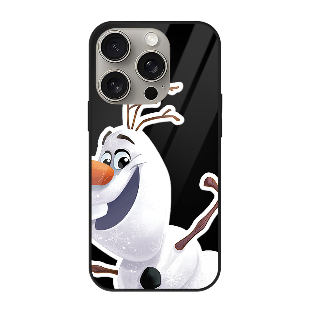 （画像用） アナと雪の女王 アンナ エルサ Frozen Anna Elsa 【iPhone15Pro対応】スマホケース 耐衝撃＆黄変防止 背面ガラス