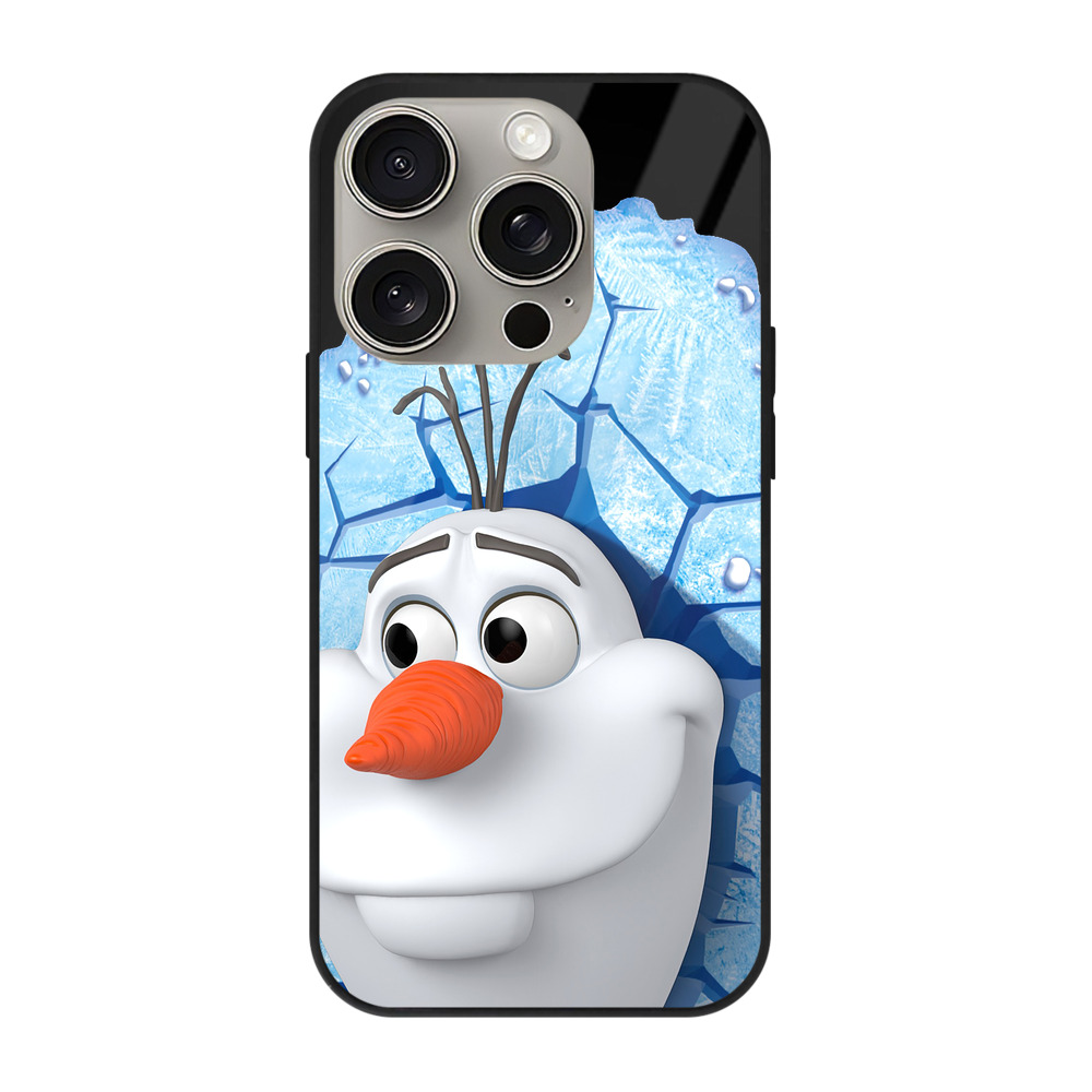 （画像用） アナと雪の女王 アンナ エルサ Frozen Anna Elsa 【iPhone15Pro対応】スマホケース 耐衝撃＆黄変防止 背面ガラス