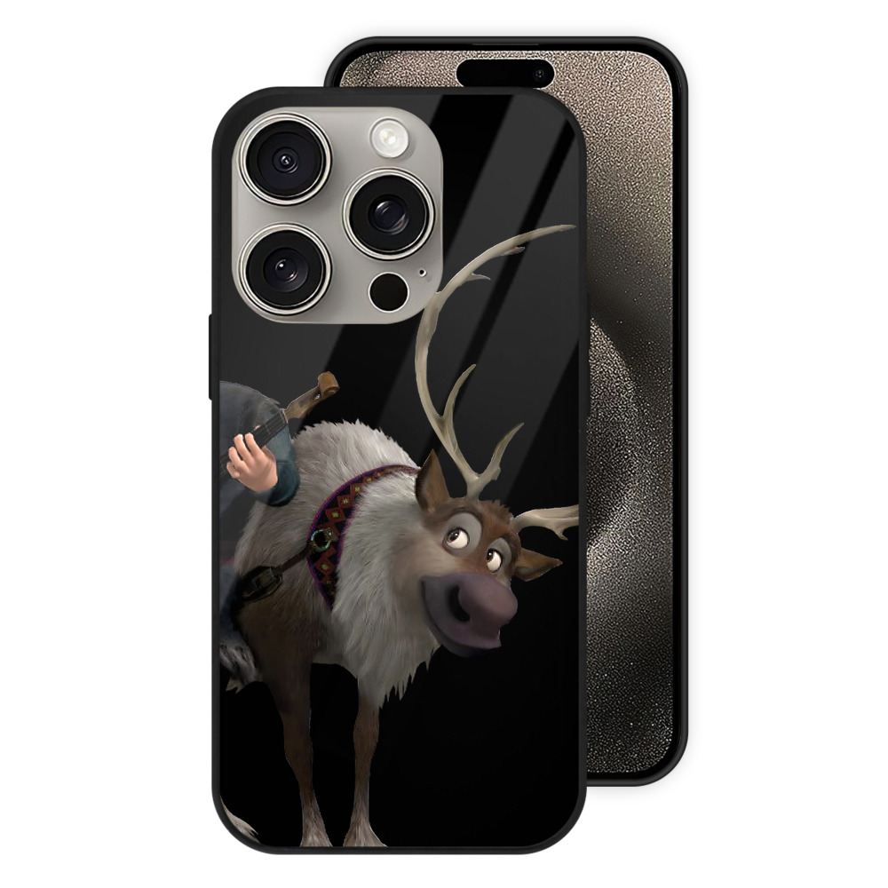 （画像用） アナと雪の女王 アンナ エルサ Frozen Anna Elsa 【iPhone15Pro対応】スマホケース 耐衝撃＆黄変防止 背面ガラス