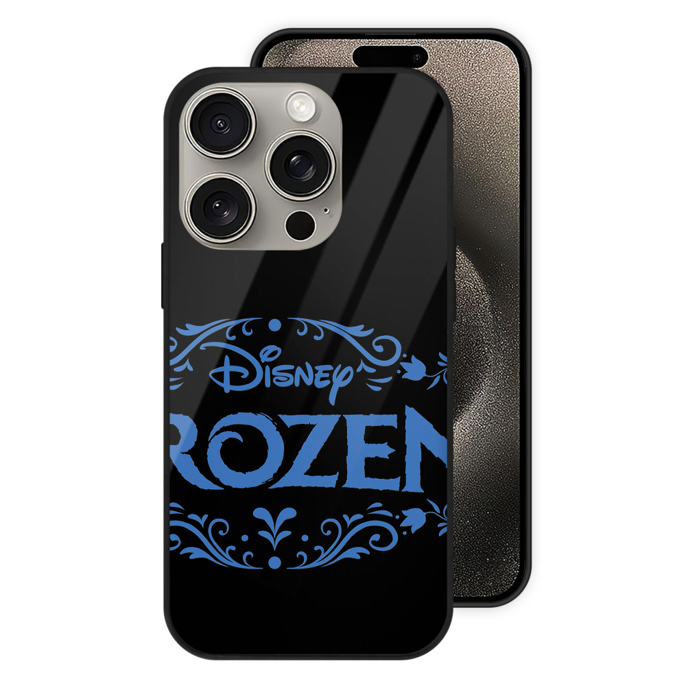 （画像用） アナと雪の女王 アンナ エルサ Frozen Anna Elsa 【iPhone15Pro対応】スマホケース 耐衝撃＆黄変防止 背面ガラス