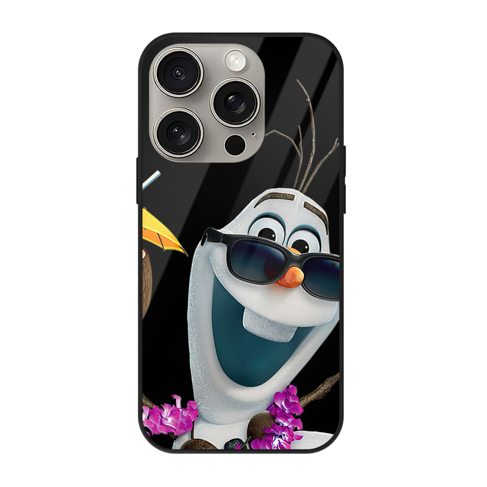 （画像用） アナと雪の女王 アンナ エルサ Frozen Anna Elsa 【iPhone15Pro対応】スマホケース 耐衝撃＆黄変防止 背面ガラス