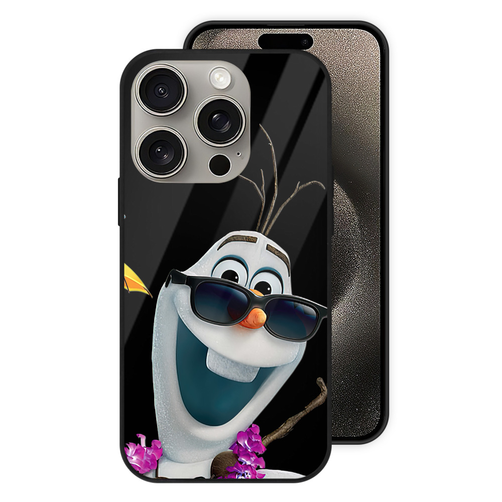 （画像用） アナと雪の女王 アンナ エルサ Frozen Anna Elsa 【iPhone15Pro対応】スマホケース 耐衝撃＆黄変防止 背面ガラス