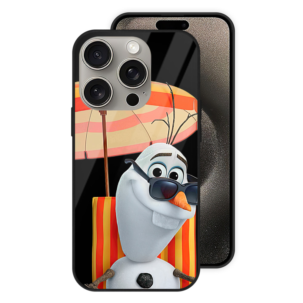 （画像用） アナと雪の女王 アンナ エルサ Frozen Anna Elsa 【iPhone15Pro対応】スマホケース 耐衝撃＆黄変防止 背面ガラス