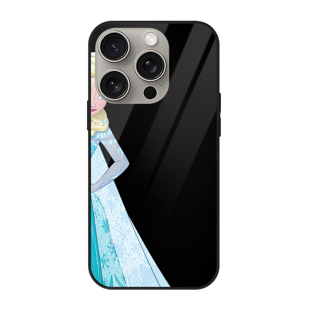 （画像用） アナと雪の女王 アンナ エルサ Frozen Anna Elsa 【iPhone15Pro対応】スマホケース 耐衝撃＆黄変防止 背面ガラス