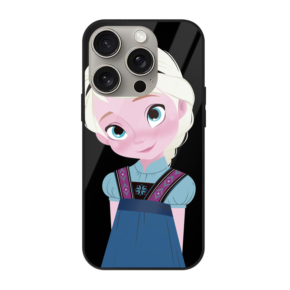 （画像用） アナと雪の女王 アンナ エルサ Frozen Anna Elsa 【iPhone15Pro対応】スマホケース 耐衝撃＆黄変防止 背面ガラス