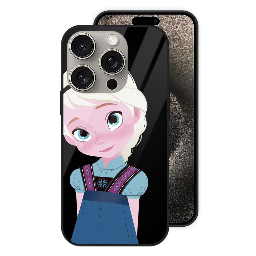 （画像用） アナと雪の女王 アンナ エルサ Frozen Anna Elsa 【iPhone15Pro対応】スマホケース 耐衝撃＆黄変防止 背面ガラス