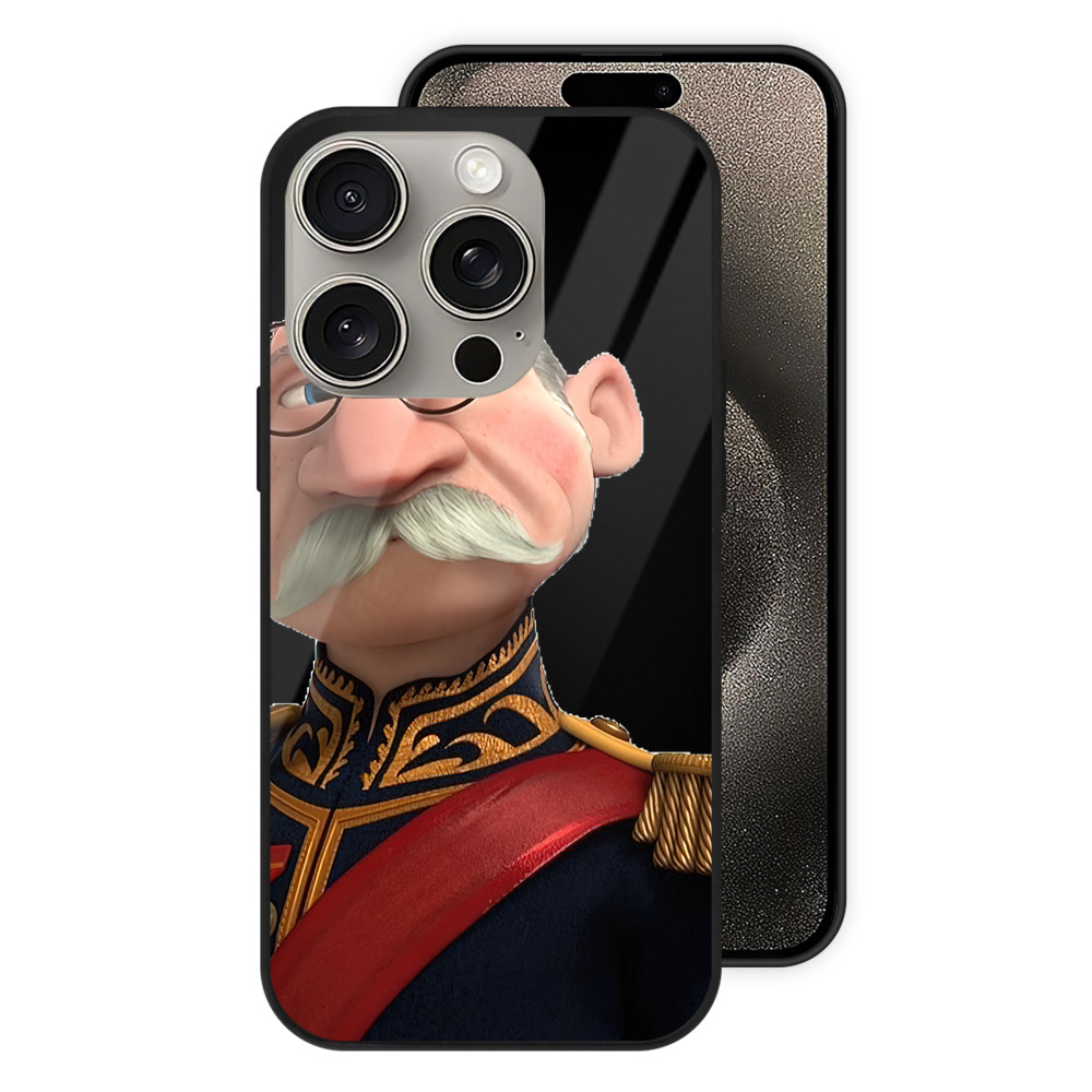 （画像用） アナと雪の女王 アンナ エルサ Frozen Anna Elsa 【iPhone15Pro対応】スマホケース 耐衝撃＆黄変防止 背面ガラス