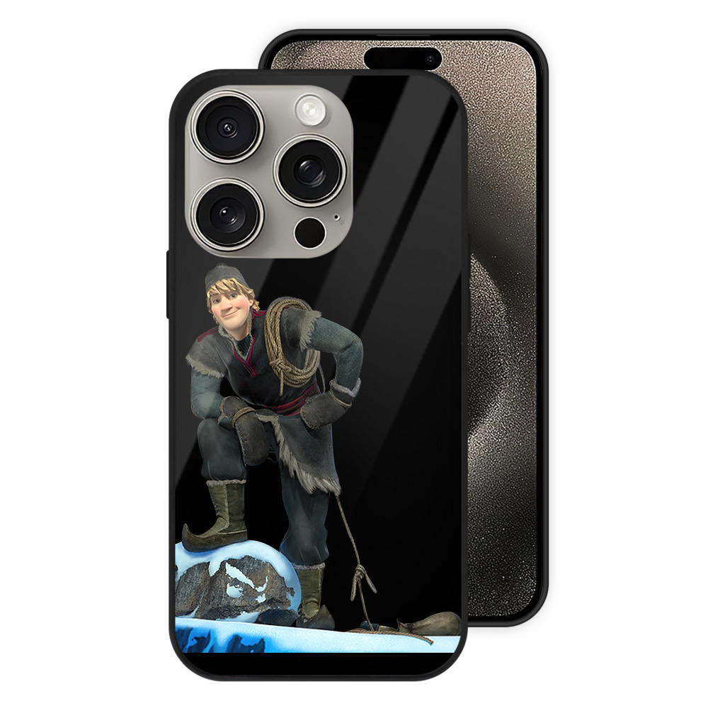 （画像用） アナと雪の女王 アンナ エルサ Frozen Anna Elsa 【iPhone15Pro対応】スマホケース 耐衝撃＆黄変防止 背面ガラス