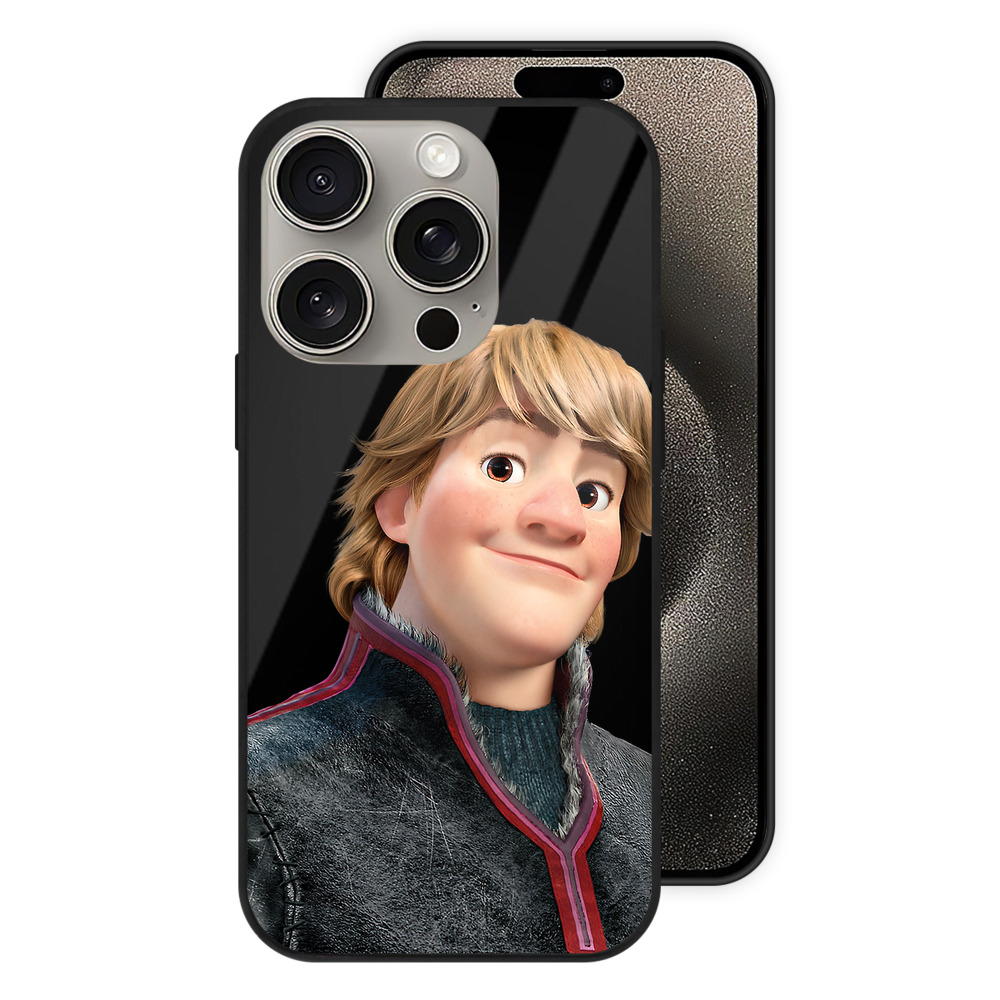 （画像用） アナと雪の女王 アンナ エルサ Frozen Anna Elsa 【iPhone15Pro対応】スマホケース 耐衝撃＆黄変防止 背面ガラス