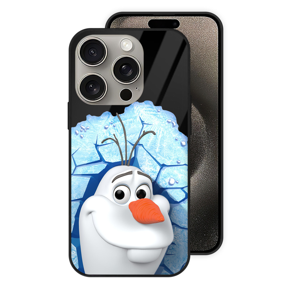 （画像用） アナと雪の女王 アンナ エルサ Frozen Anna Elsa 【iPhone15Pro対応】スマホケース 耐衝撃＆黄変防止 背面ガラス