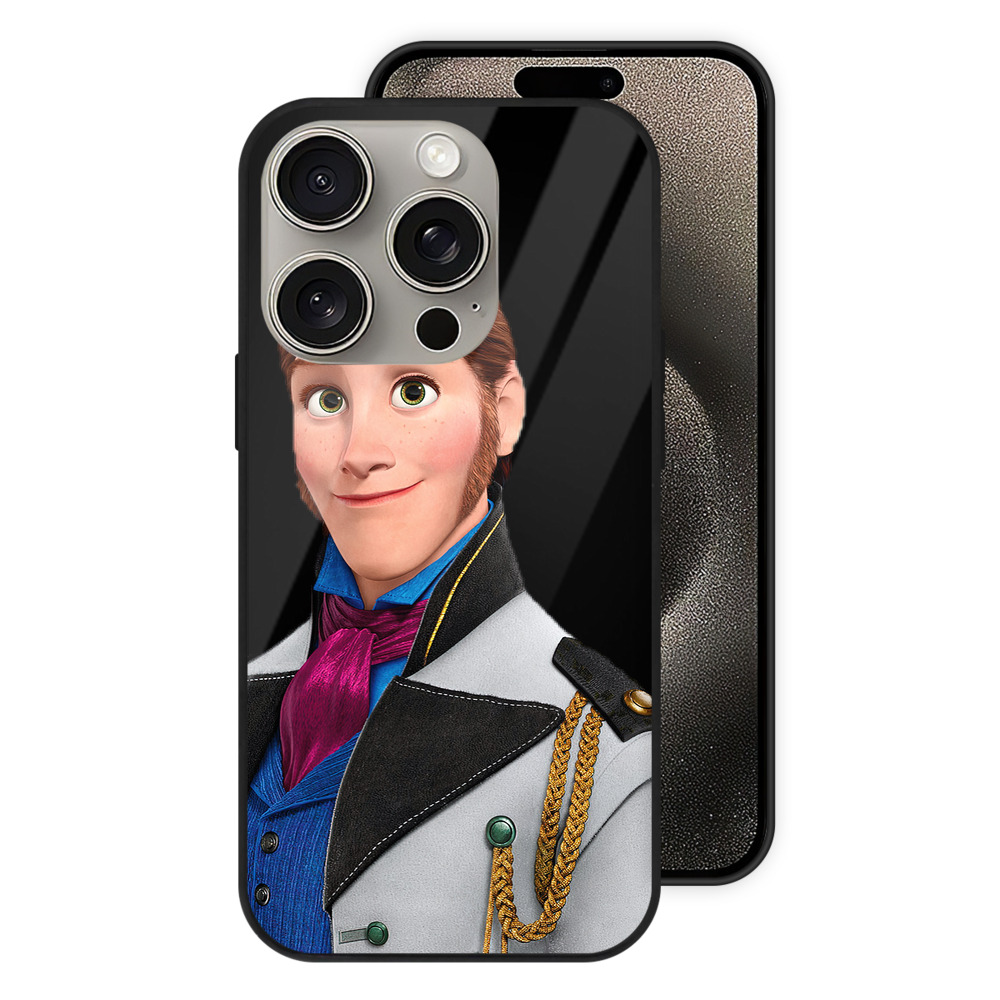 （画像用） アナと雪の女王 アンナ エルサ Frozen Anna Elsa 【iPhone15Pro対応】スマホケース 耐衝撃＆黄変防止 背面ガラス