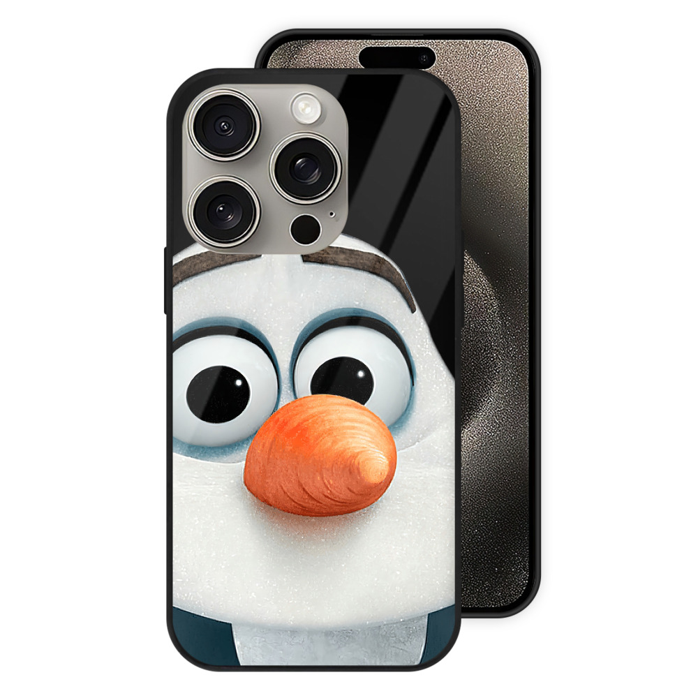 （画像用） アナと雪の女王 アンナ エルサ Frozen Anna Elsa 【iPhone15Pro対応】スマホケース 耐衝撃＆黄変防止 背面ガラス