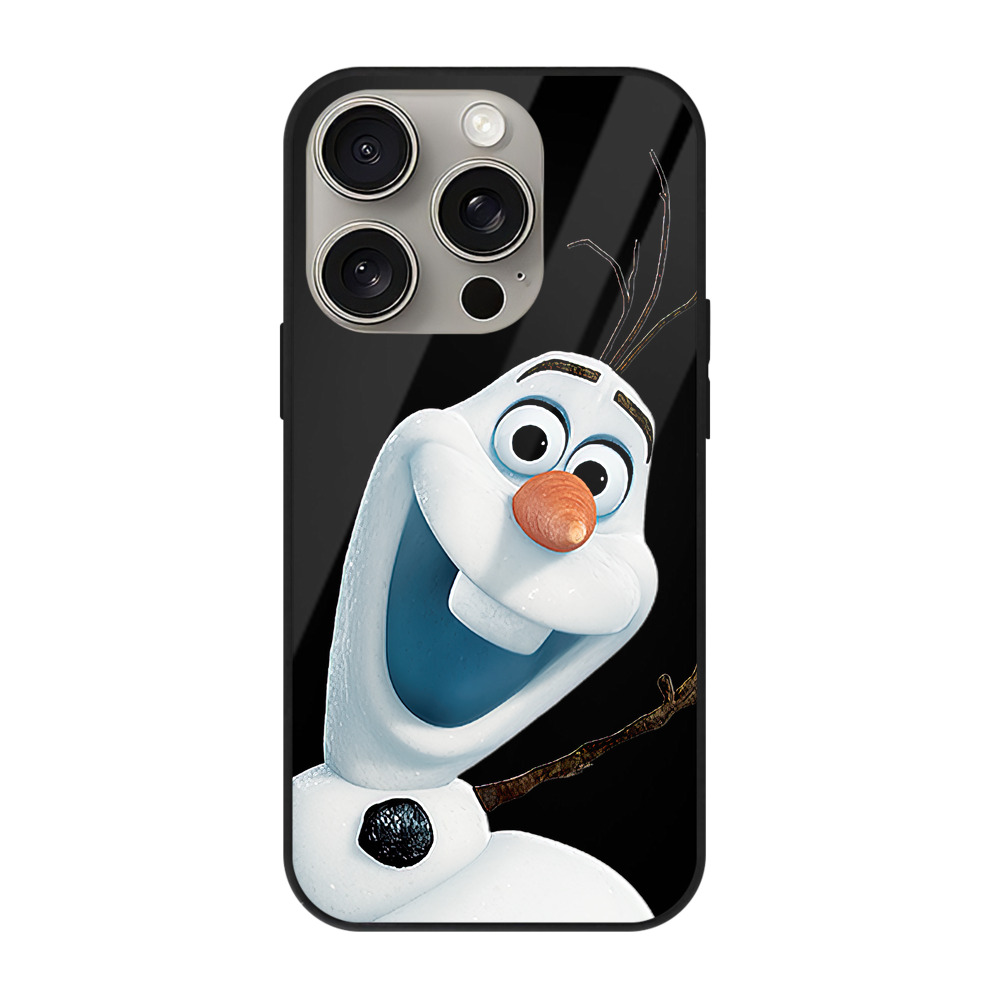 （画像用） アナと雪の女王 アンナ エルサ Frozen Anna Elsa 【iPhone15Pro対応】スマホケース 耐衝撃＆黄変防止 背面ガラス