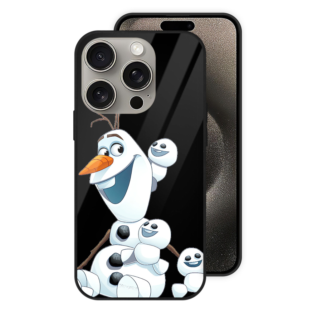 （画像用） アナと雪の女王 アンナ エルサ Frozen Anna Elsa 【iPhone15Pro対応】スマホケース 耐衝撃＆黄変防止 背面ガラス